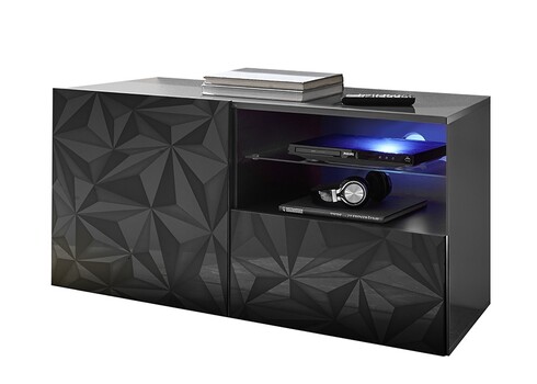 Tv-alus PRISMA valge läige, 122x42xH57 cm, LED