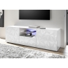 Tv-alus PRISMA valge läige, 181x42xH57 cm, LED