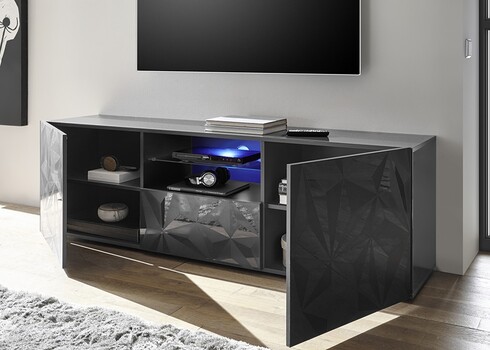 Tv-alus PRISMA antratsiit läige, 181x42xH57 cm, LED