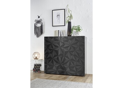 Kummut PRISMA antratsiit läige, 121x42xH111 cm