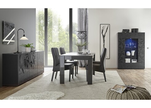 Kummut PRISMA antratsiit läige, 181x42xH84 cm