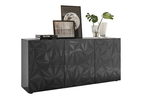 Kummut PRISMA antratsiit läige, 181x42xH84 cm