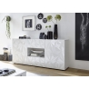 Kummut PRISMA valge läige, 181x42xH84 cm, LED