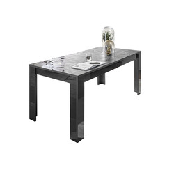 Söögilaud PRISMA antratsiit läige, 180x90xH79 cm