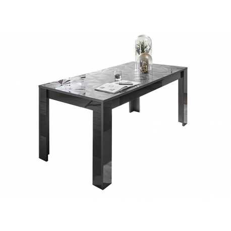 Söögilaud PRISMA antratsiit läige, 180x90xH79 cm
