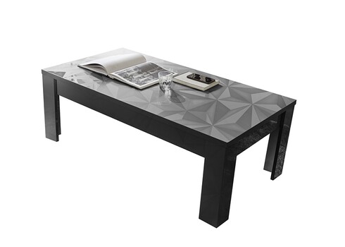 Diivanilaud PRISMA antratsiit läige, 122x65xH45 cm