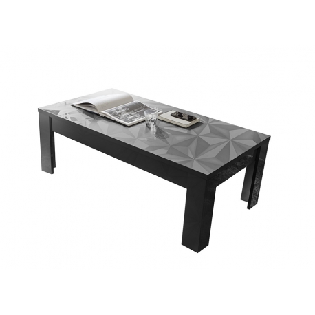 Diivanilaud PRISMA antratsiit läige, 122x65xH45 cm