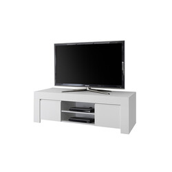 Tv-alus FIRENZE mattvalge, 138x42xH44 cm