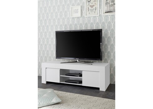 Tv-alus FIRENZE mattvalge, 138x42xH44 cm