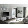 Tv-alus FIRENZE mattvalge, 138x42xH44 cm