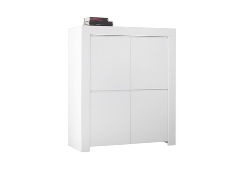 Kummut FIRENZE mattvalge, 110x42xH140 cm