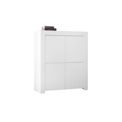 Kummut FIRENZE mattvalge, 110x42xH140 cm