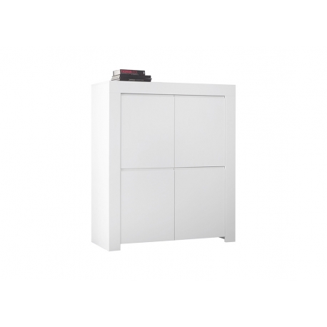 Kummut FIRENZE mattvalge, 110x42xH140 cm