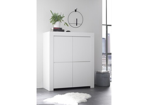 Kummut FIRENZE mattvalge, 110x42xH140 cm