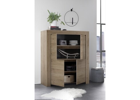 Kummut FIRENZE tamm Cadiz, 110x42xH140 cm