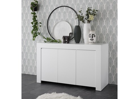 Kummut FIRENZE mattvalge, 138x42xH81 cm