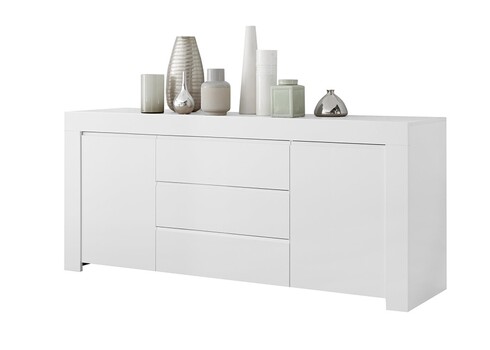 Kummut FIRENZE mattvalge, 184x42xH81 cm