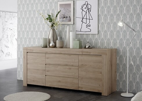 Kummut FIRENZE tamm Cadiz, 184x42xH81 cm