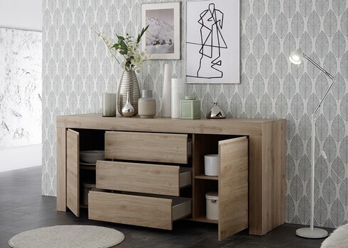 Kummut FIRENZE tamm Cadiz, 184x42xH81 cm