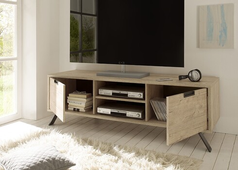 Tv-alus PALMA tamm Sherwood, 156x50xH51 cm, LED