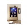 Vitriinkapp PALMA tamm Sherwood, 106x50xH176 cm, LED