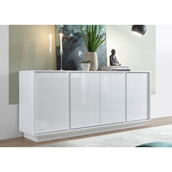 Kummut ICE valge läige, 180x43xH79 cm