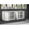 Kummut ICE valge marmor, 180x43xH79 cm