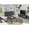 Tv-alus ICE antratsiit marmor, 139x43xH44 cm, LED