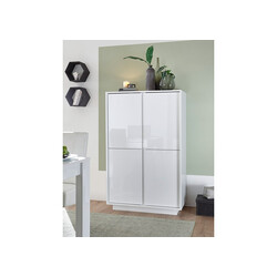 Kummut ICE valge läige, 92x43xH145 cm