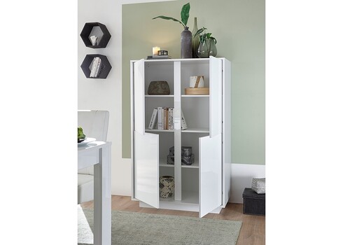 Kummut ICE valge läige, 92x43xH145 cm