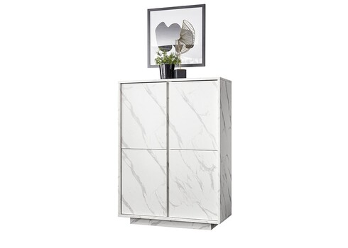 Kummut ICE valge marmor, 92x43xH145 cm