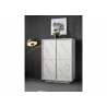 Kummut ICE valge marmor, 92x43xH145 cm