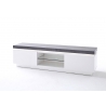 Tv-alus ATLANTA valge / hall, 175x40xH48 cm, LED