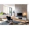 Tv-alus ATLANTA valge / hall, 175x40xH48 cm, LED