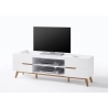 Tv-alus CERVO valge / tamm, 169x40xH56 cm
