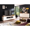 Tv-alus CHIARO valge / tamm, 202x40xH54 cm