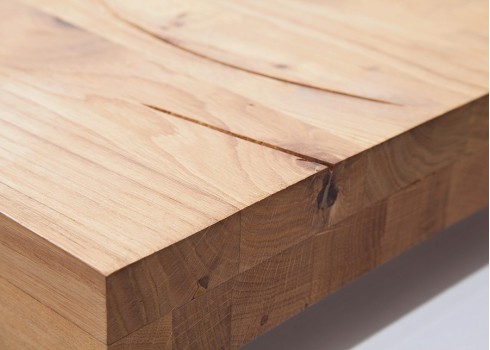 Kummut ROMINA valge / tamm, 120x40xH114 cm, LED