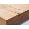 Kummut ATLANTA valge / tamm, 120x40xH114 cm, LED