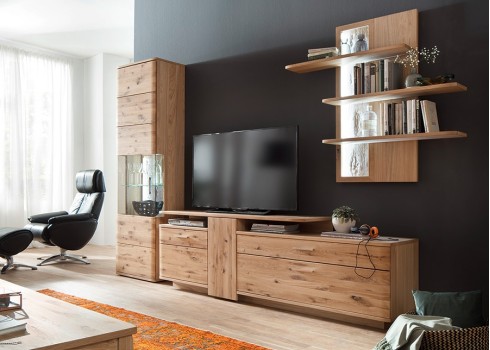 Seinariiul SANTORI tamm, 121x26xH115 cm