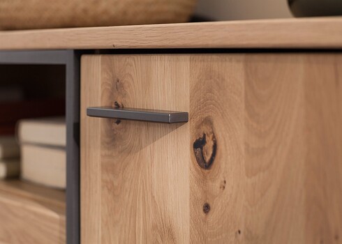 Kummut CAMPINAS tamm Bianco, 180x44xH81 cm