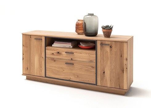 Kummut CAMPINAS tamm Bianco, 180x44xH81 cm