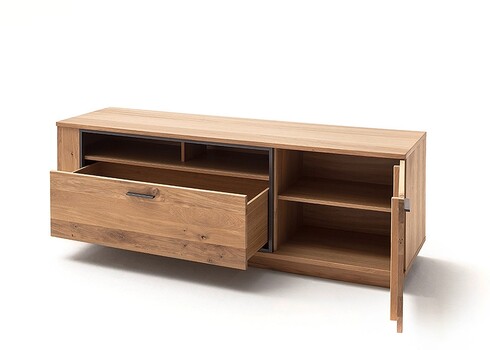 Tv-alus CAMPINA tamm Bianco, 180x50xH61 cm