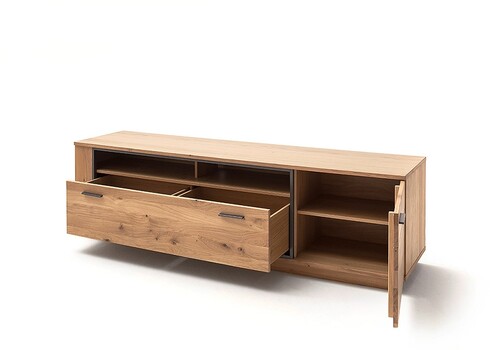 Tv-alus CAMPINA tamm Bianco, 210x50xH61 cm