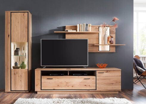 Seinariiul CAMPINAS tamm Bianco, 185x24xH73 cm, LED