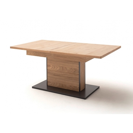 Söögilaud CAMPINAS tamm Bianco, 180(280)x100xH77 cm