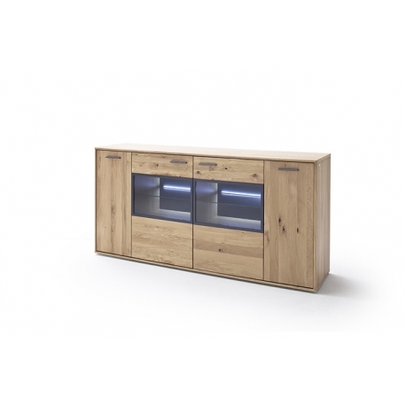 Kummut PORTLAND tamm Bianco, 184x44xH90 cm