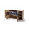 Kummut PORTLAND tamm Bianco, 184x44xH90 cm