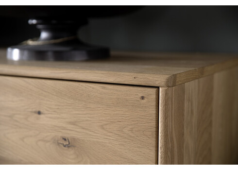 Kummut PORTLAND tamm Bianco, 184x44xH90 cm