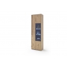 Vitriinkapp PORTLAND tamm Bianco, 64x37xH207 cm, LED
