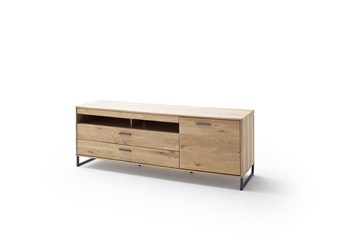 Tv-alus PORTLAND tamm Bianco, 184x50xH67 cm